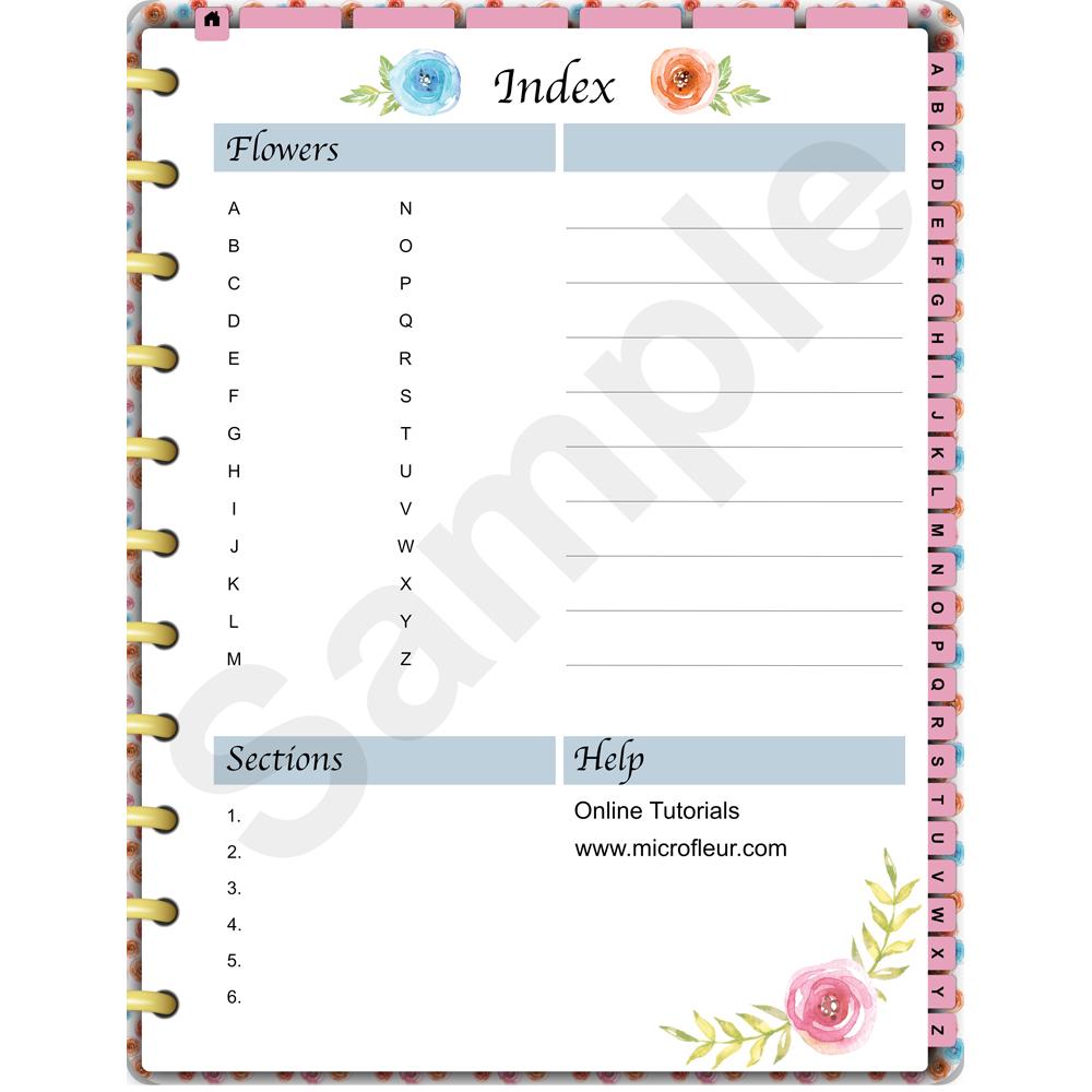 Pressed Flower Digital Journal - Microfleur