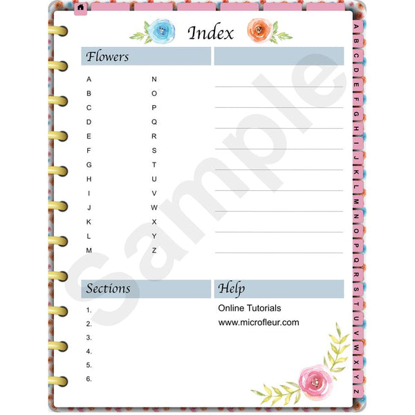 Pressed Flower Digital Journal - Microfleur