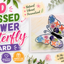 3D Pressed Flower Butterfly Card | Easy DIY Nature Craft