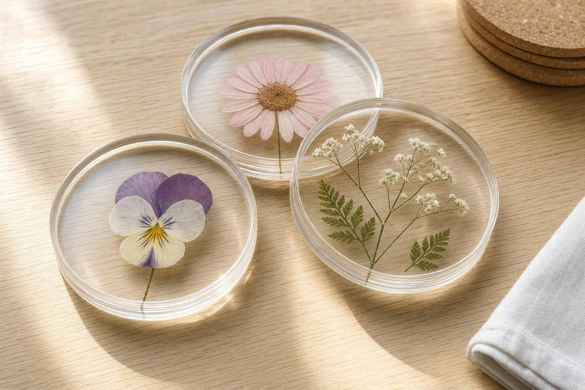 Pressed Flower Coasters FAQ: Resin, Drying, Care