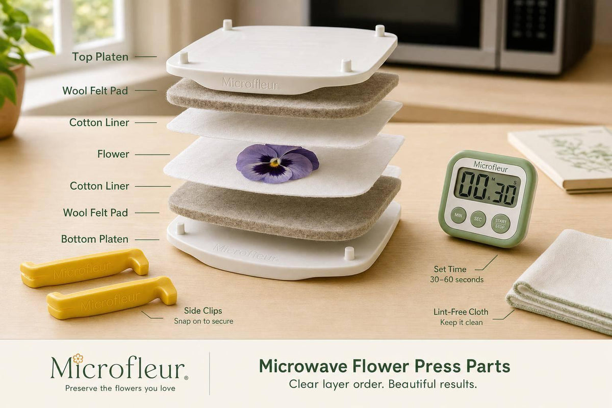Microwave Flower Press Parts: Full Guide