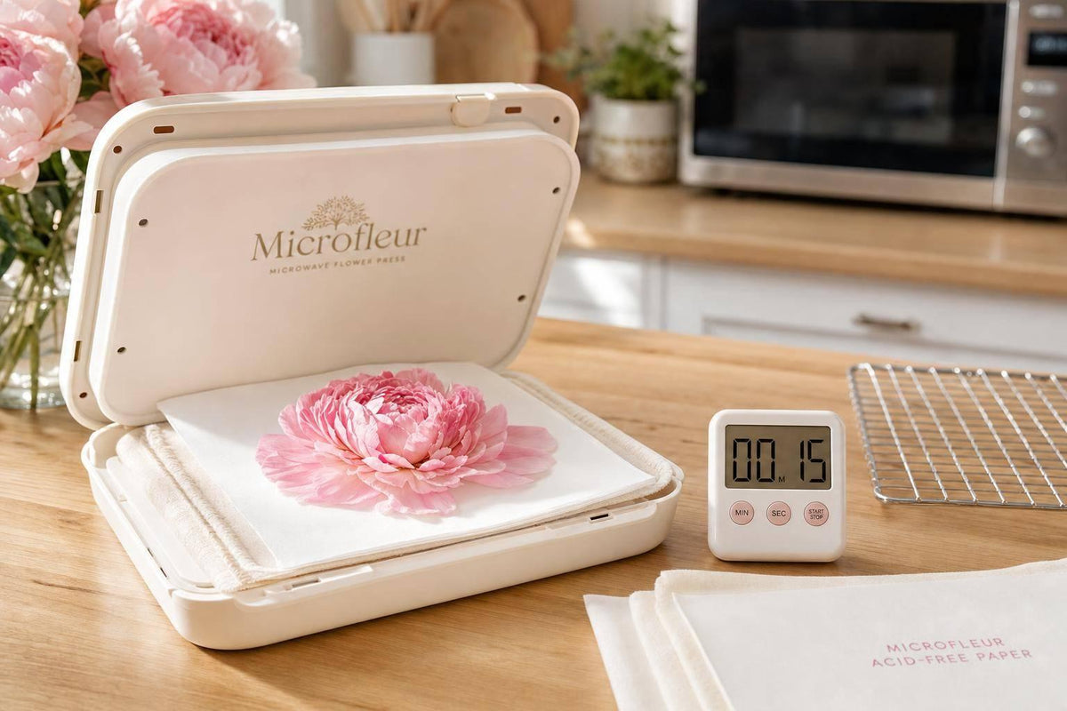 Pressed Peonies: Color Saving Guide