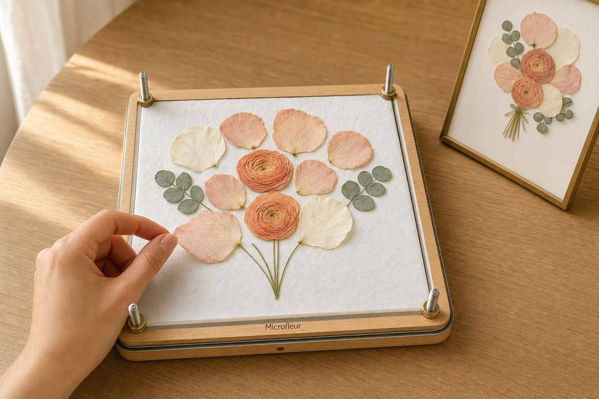 Wedding Bouquet Pressing: Color and Shape Guide