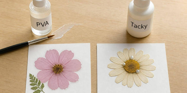 PVA Glue vs Tacky Glue for Pressed Flowers