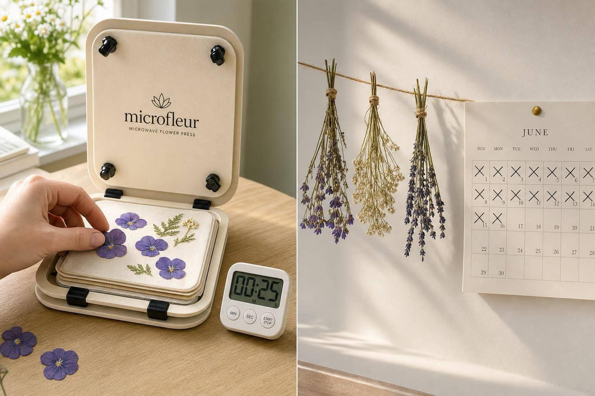Microwave Press vs Air Dry Check Times