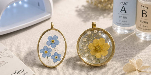 UV Resin vs Epoxy for Flower Pendants