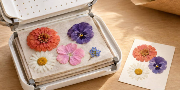 Wildflower Shortage? Press Garden Flowers