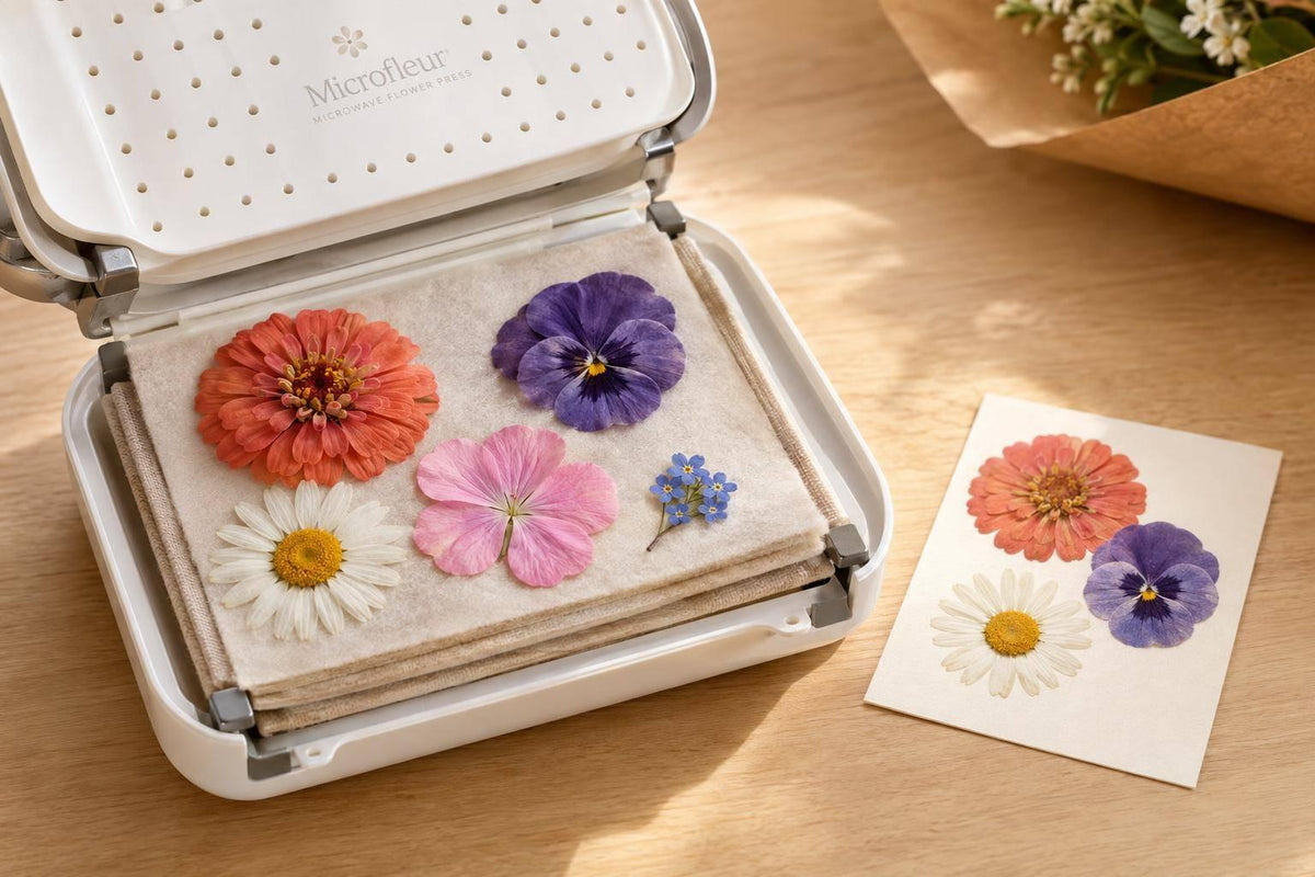 Wildflower Shortage? Press Garden Flowers