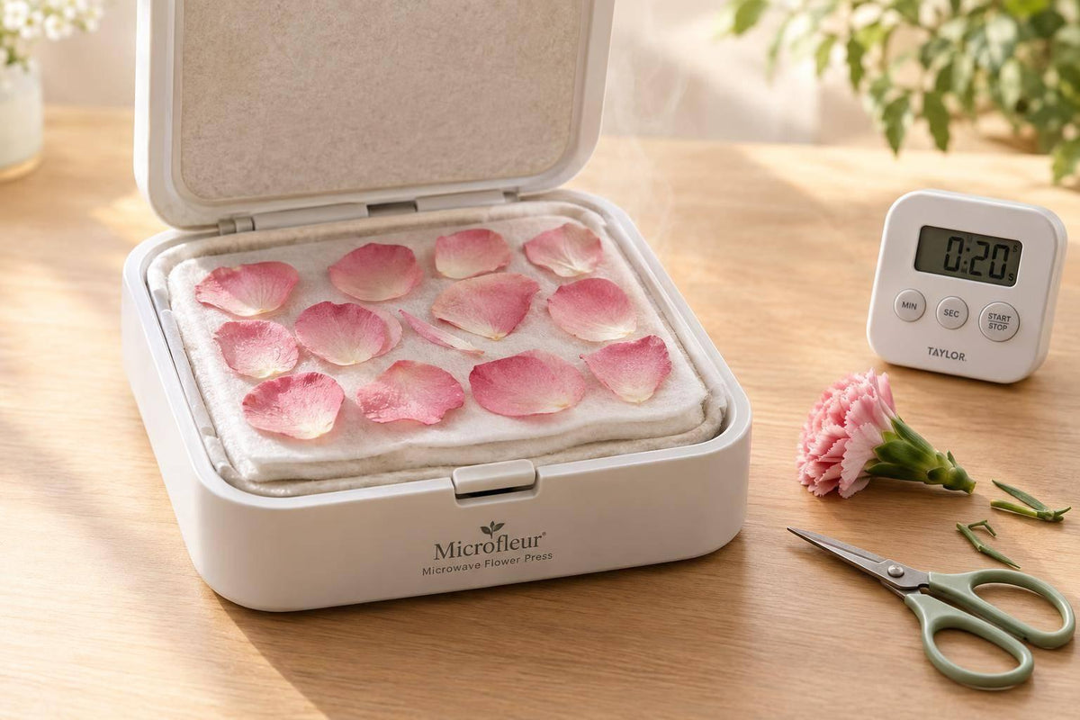 Why Microwave Press Burns Flowers: Fixes