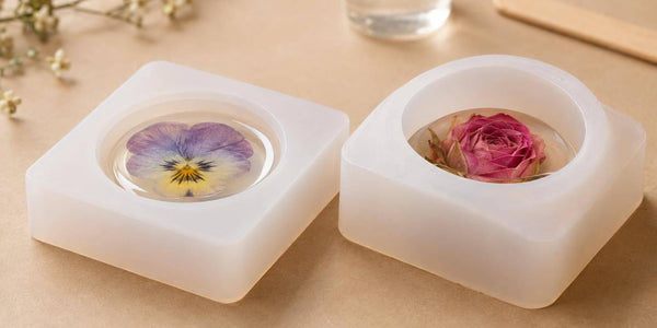 Cabochon vs Dome Molds: Resin Flower Use