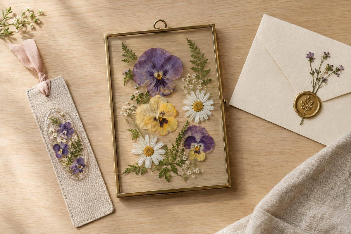 10 DIY Pressed Flower Crafts for Decor & Gifts