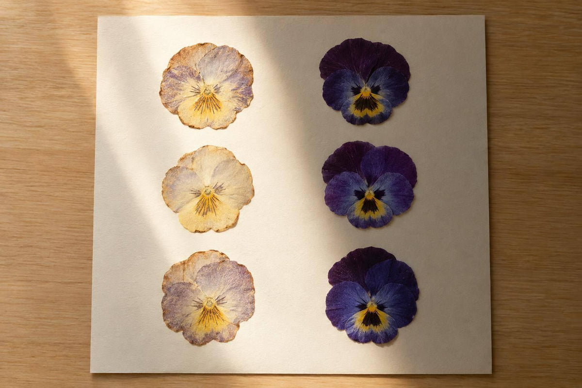 What Studies Show About Color Loss in Pressed Flowers