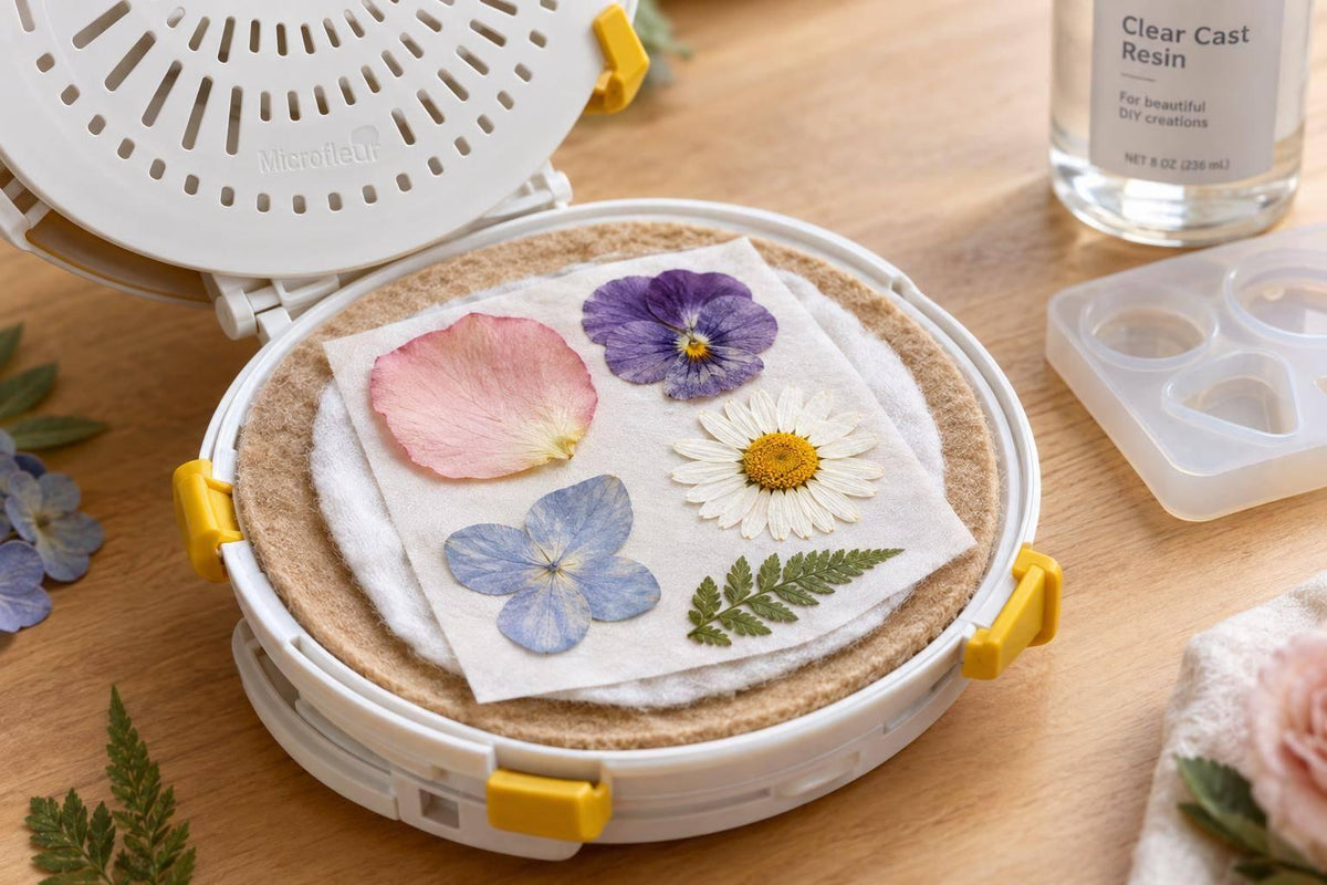 How to Dry Flowers for Resin