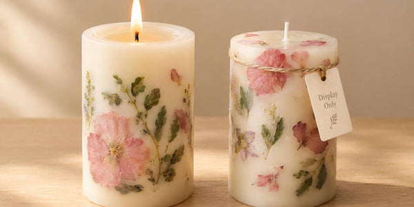 Can You Burn Pressed Flower Candles?