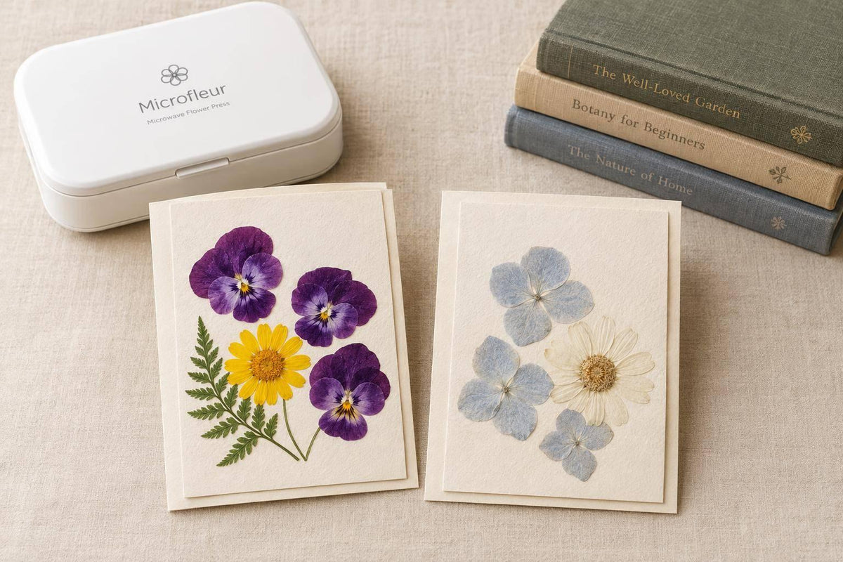 Microwave Press vs Book Press for Card Making