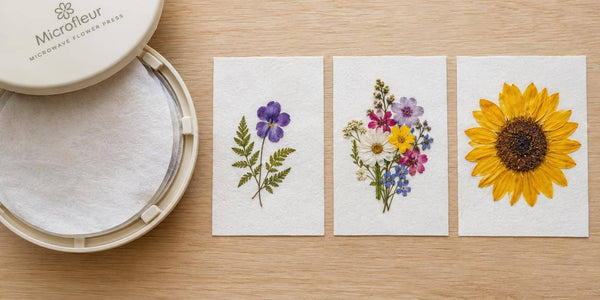 Microwave Flower Press: 3 Tests Show Results