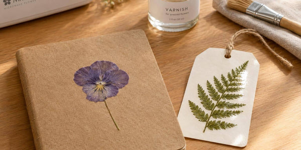 Varnish Protects Pressed Flowers: 2 Methods