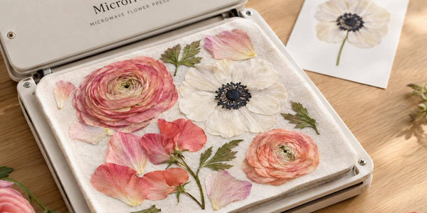 Pressed Flower Art With April Florist Blooms