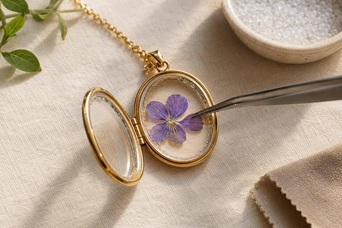 Pressed Flower Lockets: Fading and Moisture Fixes