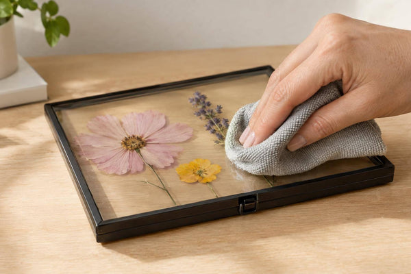 How to Clean Glass on Pressed Flower Frames