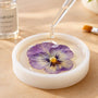 Pressed Flower Resin Art: Glue and Sealant Choices