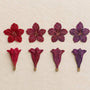 How to Press Weigela Flowers: Shapes and Color