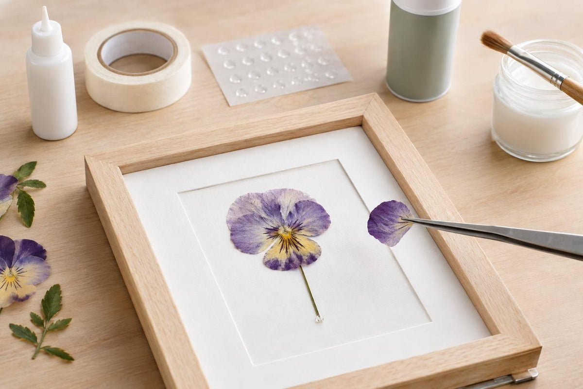 Pressed Flower Framing Kits: Which Glue Works?