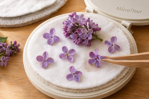 How to Press Lilacs in a Microwave Flower Press