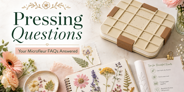 How to Use a Microfleur Flower Press: Your Questions Answered