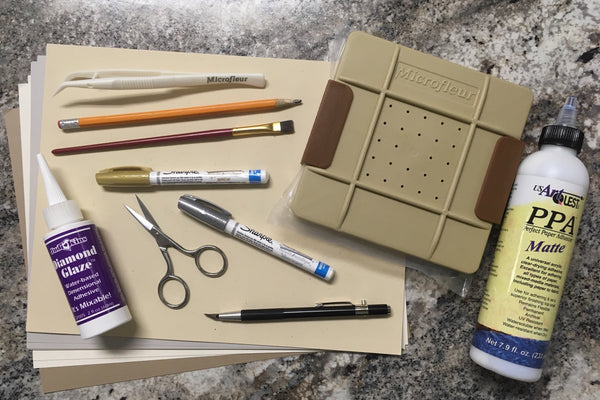 Basic Equipment for Pressed Flower Projects - Microfleur