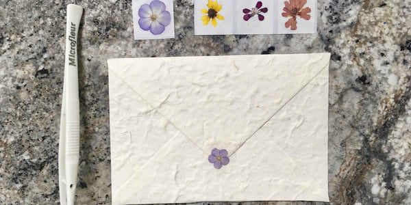 DIY Pressed Flower Stickers - Microfleur