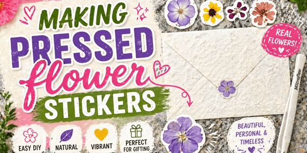 DIY Pressed Flower Stickers - Microfleur