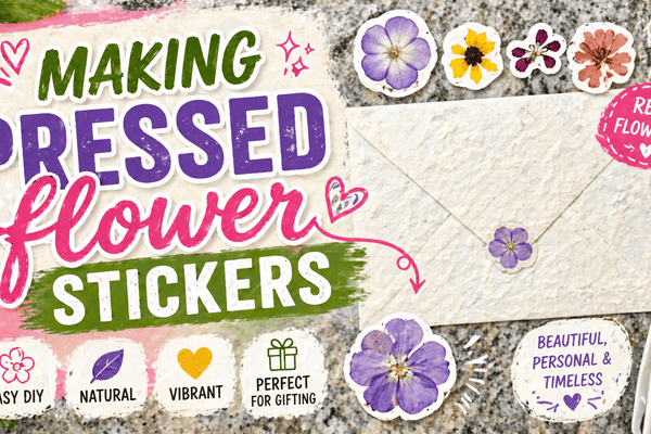 DIY Pressed Flower Stickers - Microfleur