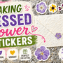 DIY Pressed Flower Stickers - Microfleur