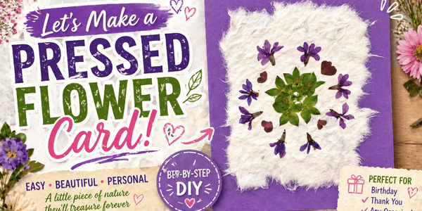 DIY Simple Pressed Flower Card - Microfleur