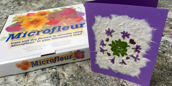 DIY Simple Pressed Flower Card - Microfleur