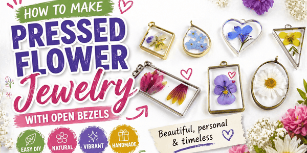 Easy Pressed Flower Jewelry with UV Resin - Microfleur