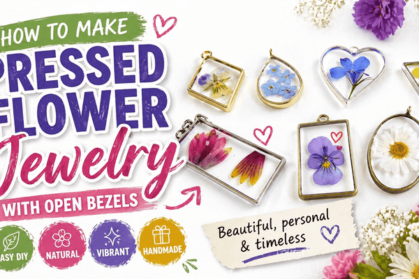 Easy Pressed Flower Jewelry with UV Resin - Microfleur