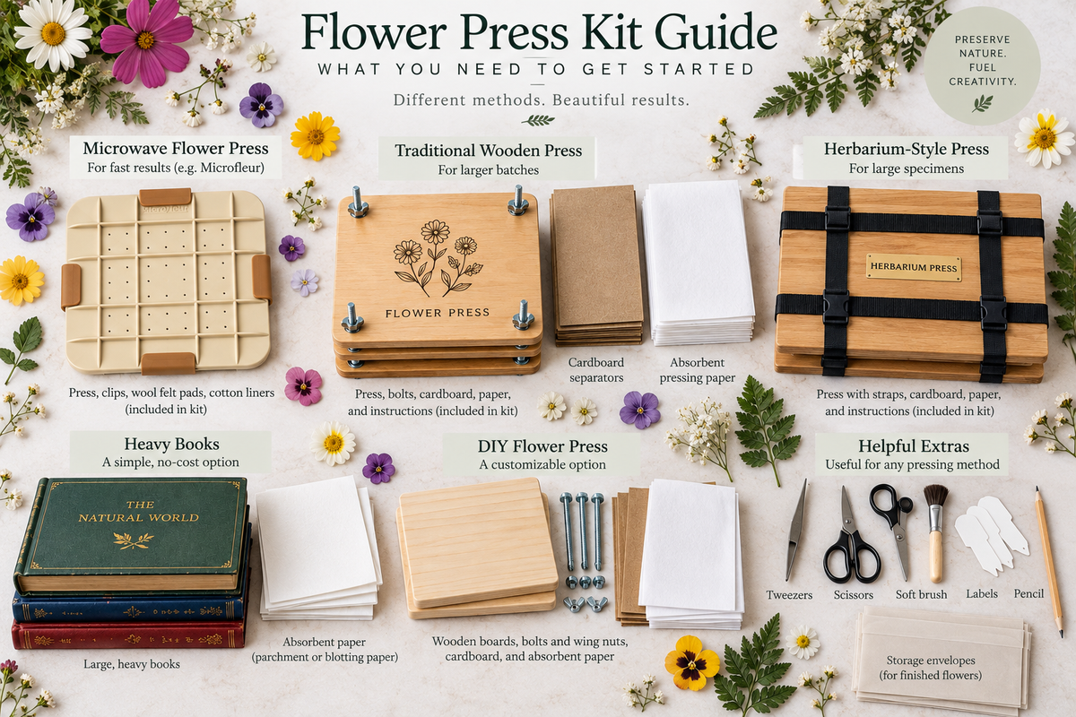Flower Press Kit Guide: What You Need to Get Started