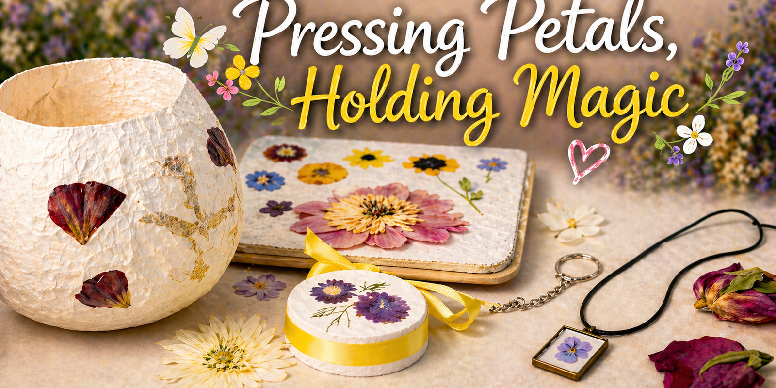 Pressing Flowers, Touching Magic - Microfleur