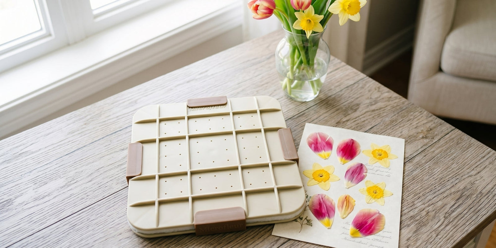 The Secret to Pressing Thick Spring Blooms - Microfleur