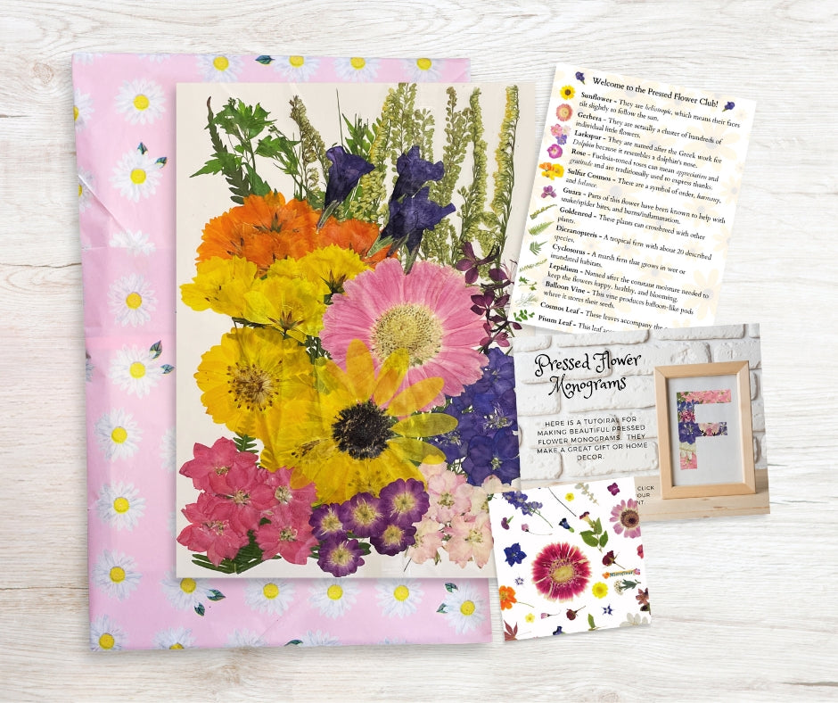 Pressed Flower Surprise Bag