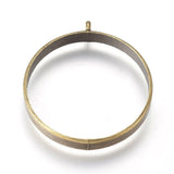 Circle Open Back Bezel Pendant 34mm - Microfleur