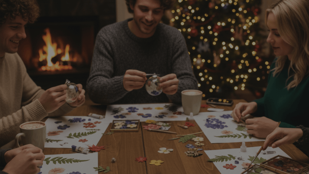 Craft Workshop - Pressed Flower Ornament - Microfleur