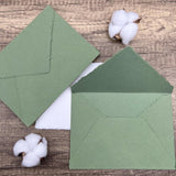 Desert Sage Handmade Cotton Envelopes (Set of 10) - Microfleur