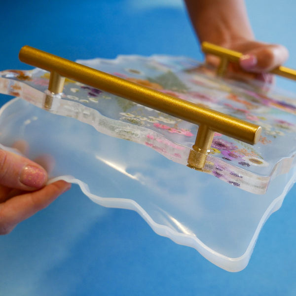 Floral Resin Serving Tray Kit - Microfleur