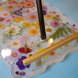 Floral Resin Serving Tray Kit - Microfleur