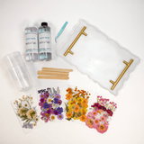 Floral Resin Serving Tray Kit - Microfleur