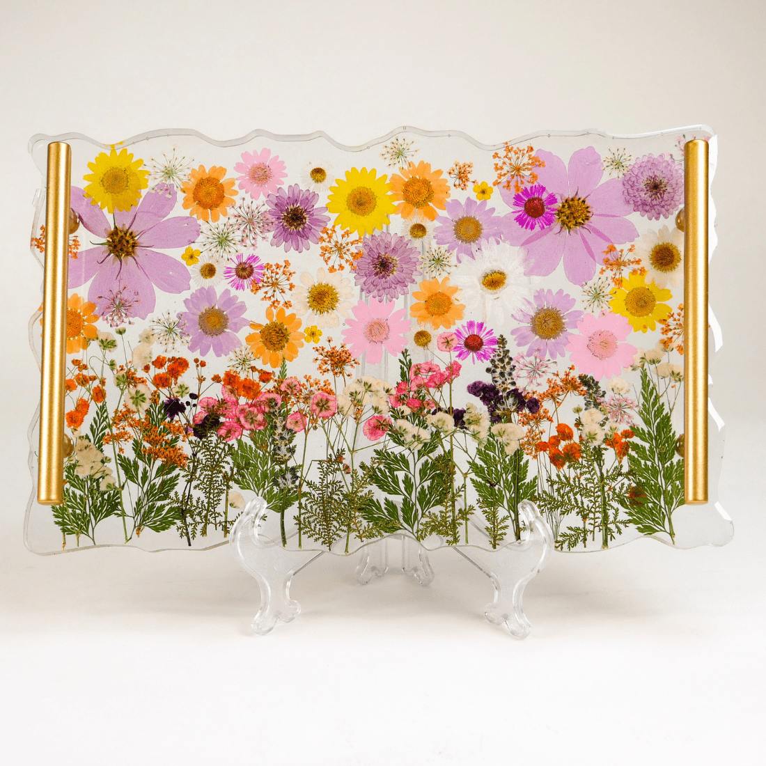Floral Resin Serving Tray Kit - Microfleur