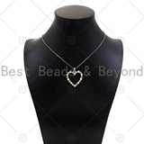 Gold Filled Pearl Open Heart Shape Pendant,Necklace Bracelet Pendant,SkuLD101 - Microfleur